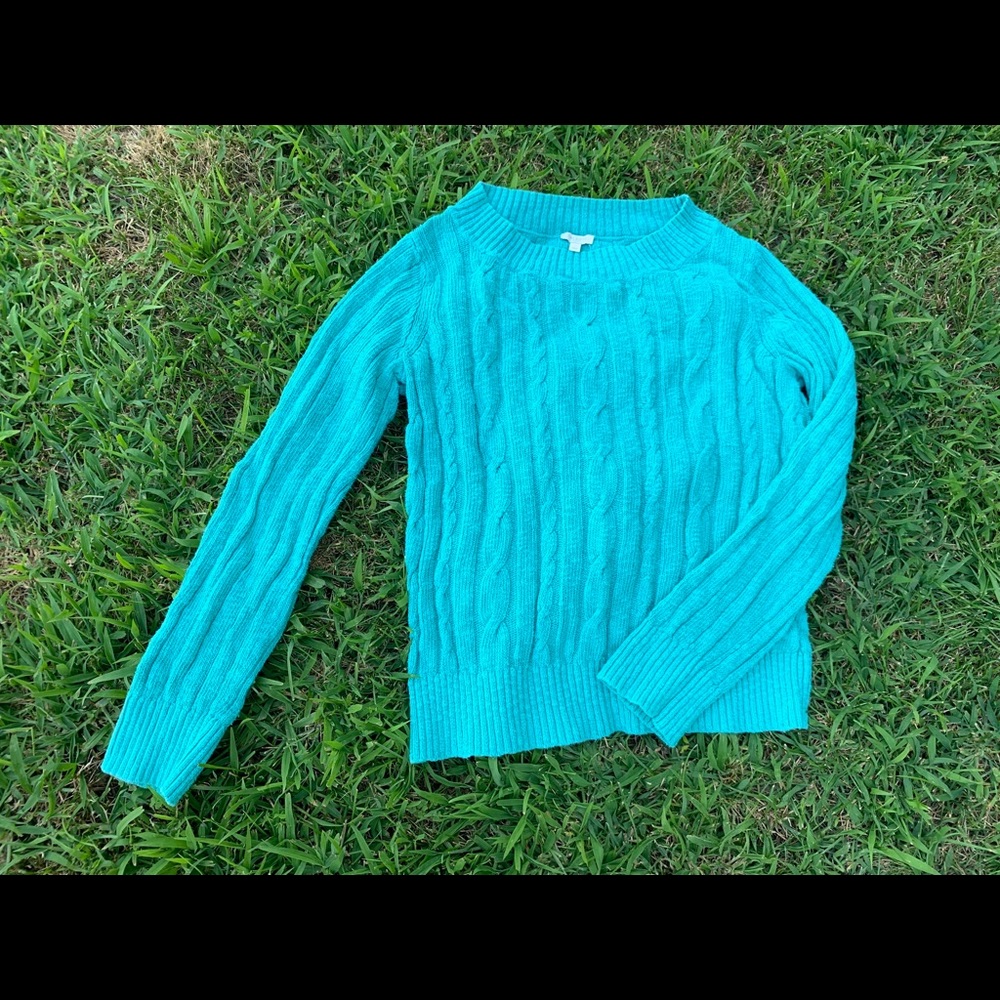 Talbots Teal Sweater